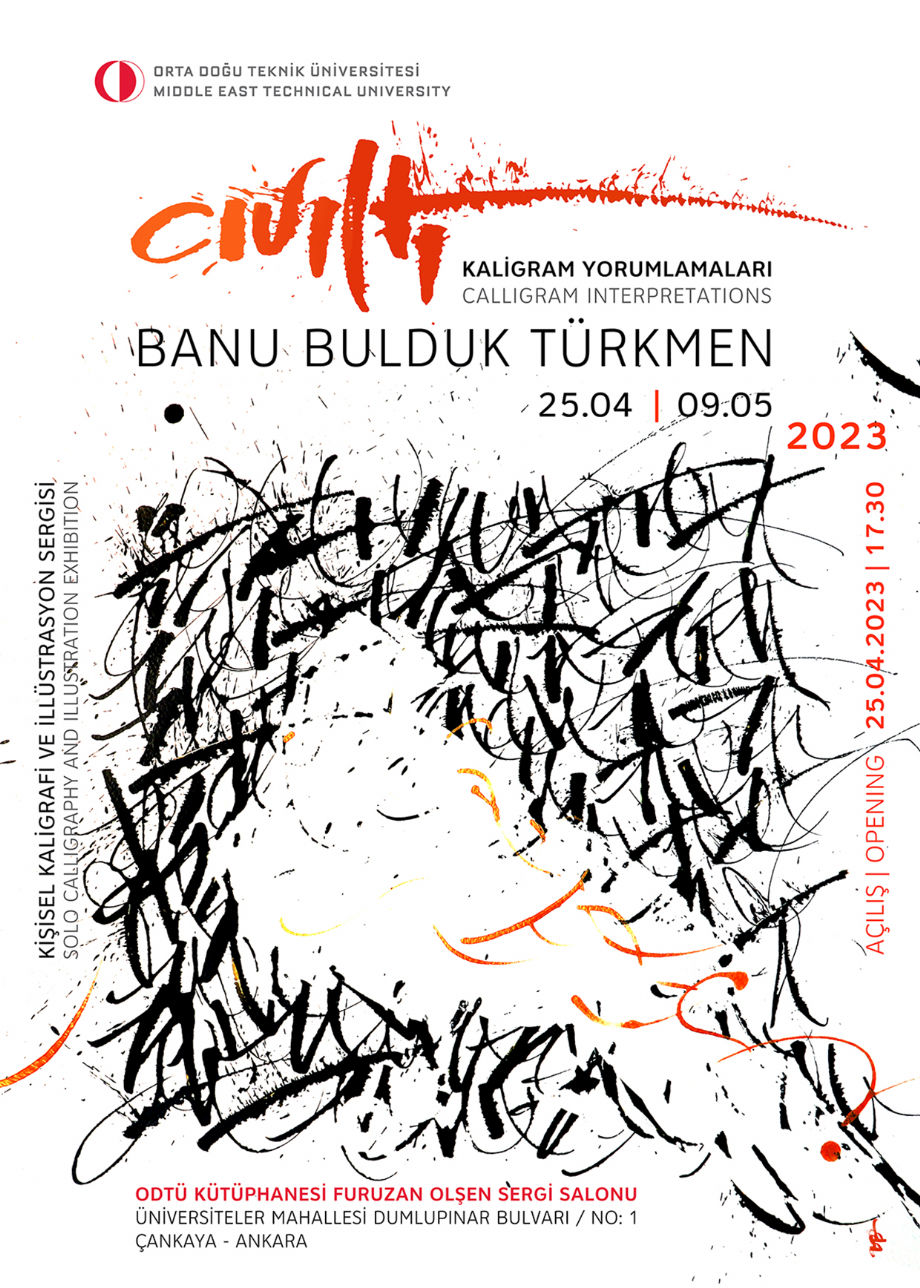 Banu Bulduk Türkmen cıvıltı | Kaligram Yorumlamaları isimli Kişisel Sergi - NEWS - Banu Bulduk Türkmen Portfolio
