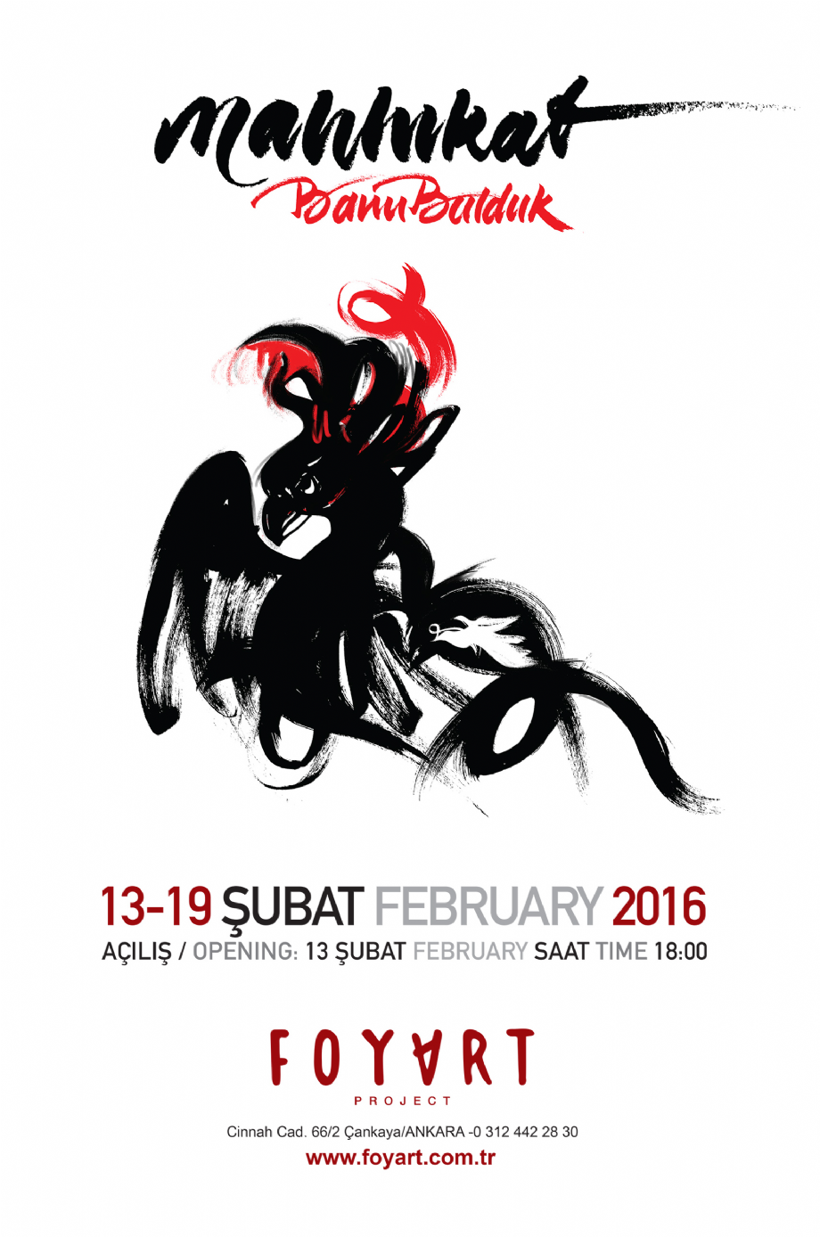 “Mahlûkat” adlı kişisel sergi, Gallery FOYART, Ankara, 13 - 19 Şubat 2016 - NEWS - Banu Bulduk Türkmen Portfolio